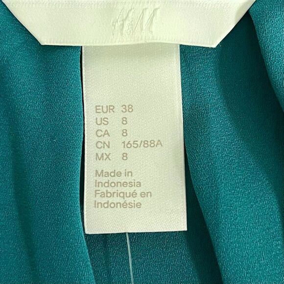 H & M Teal Sleeveless Top   Size 8   NWT - Picture 3 of 4